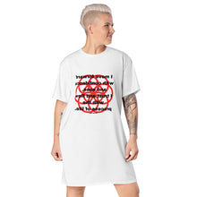 Load image into Gallery viewer, Plantar Wart healing message T-shirt dress
