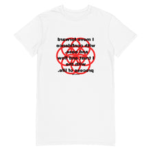 Load image into Gallery viewer, Plantar Wart healing message T-shirt dress
