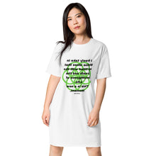 Load image into Gallery viewer, Pneumonia, Lung Problems healing message T-shirt dress
