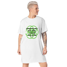 Load image into Gallery viewer, Poison Ivy healing message T-shirt dress

