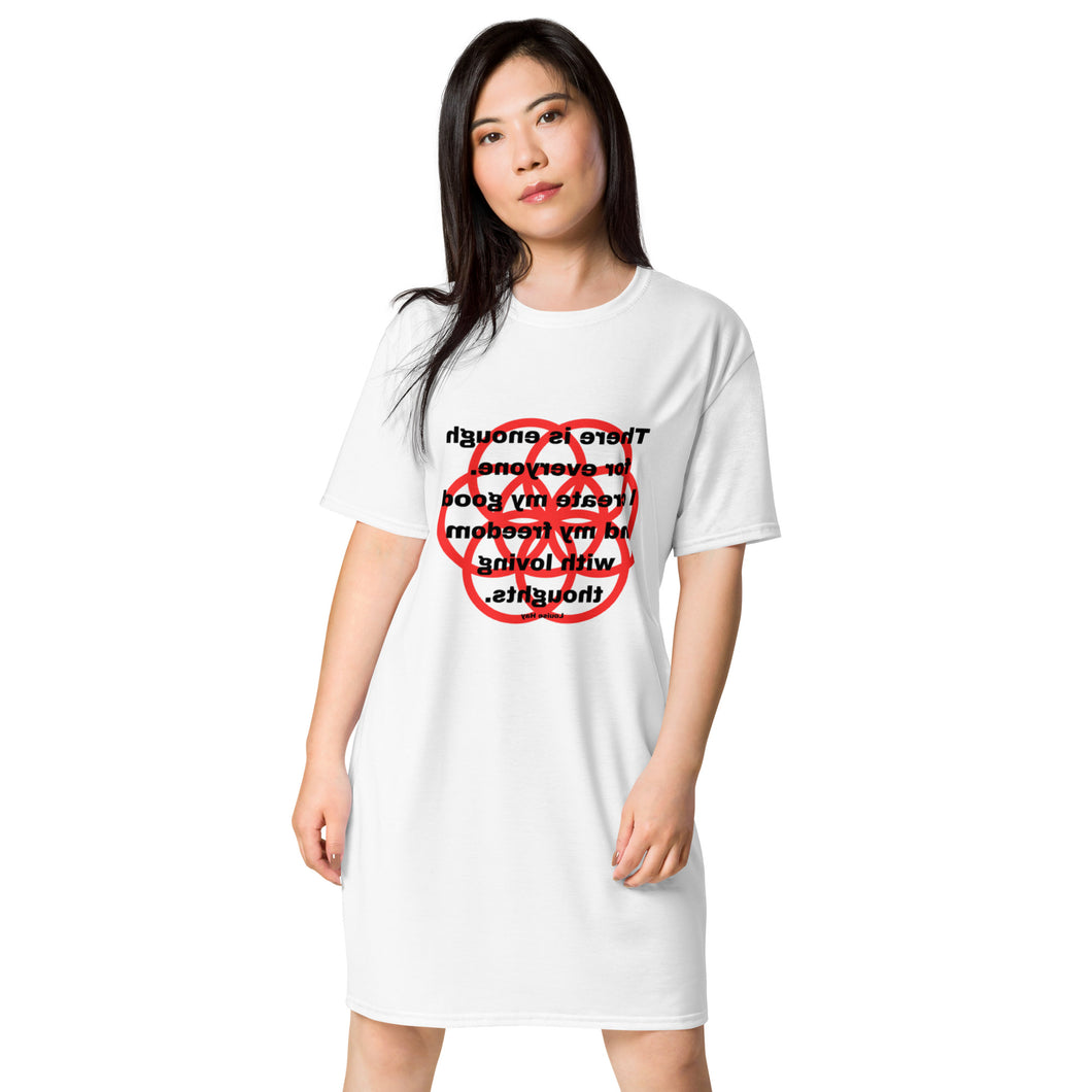 Polio healing message T-shirt dress