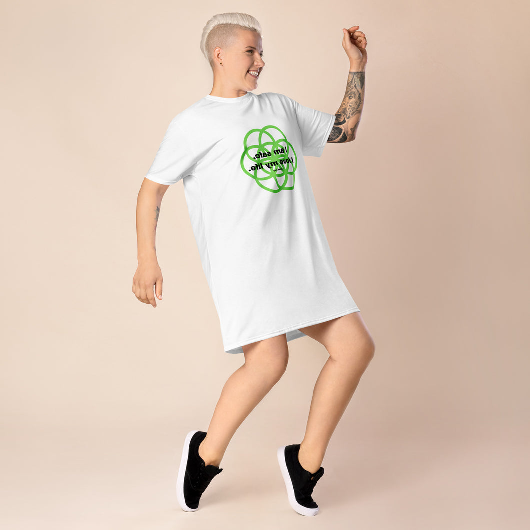 Respiratory Ailments healing message T-shirt dress