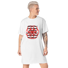 Load image into Gallery viewer, Seasickness healing message T-shirt dress
