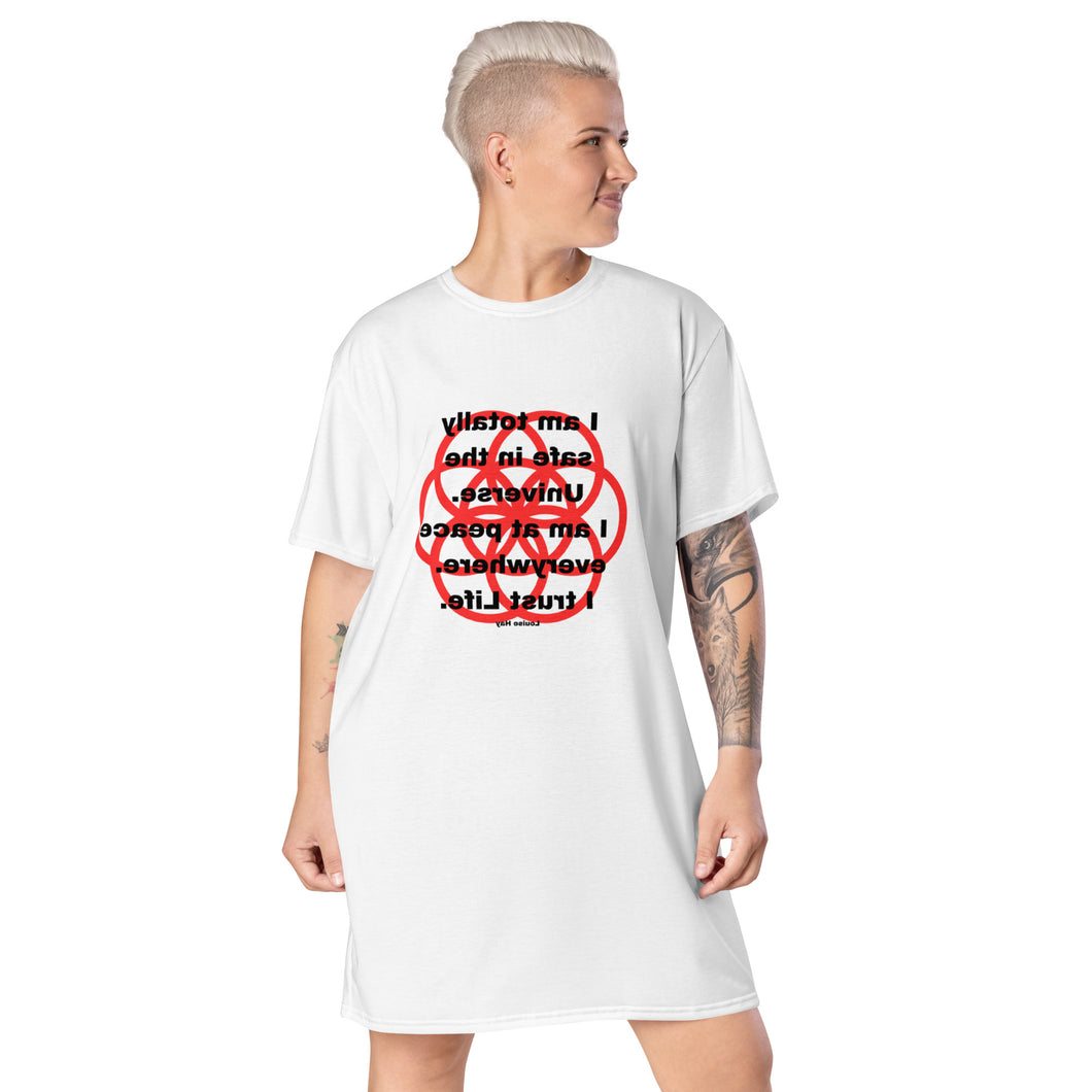 Seasickness healing message T-shirt dress