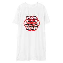 Load image into Gallery viewer, Seasickness healing message T-shirt dress
