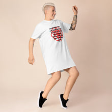 Load image into Gallery viewer, Sickle Cell Anemia healing message T-shirt dress
