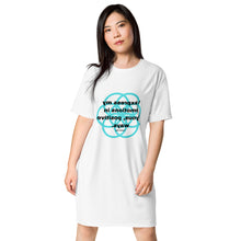 Load image into Gallery viewer, Sores healing message T-shirt dress

