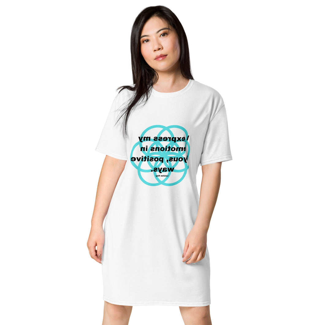 Sores healing message T-shirt dress