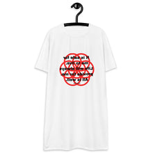 Load image into Gallery viewer, Spastic Colitis healing message T-shirt dress
