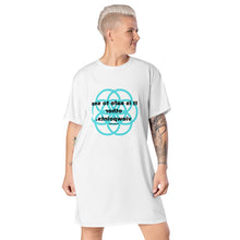Load image into Gallery viewer, Stiff Neck healing message T-shirt dress
