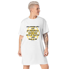 Load image into Gallery viewer, Stomach Problems healing message T-shirt dress

