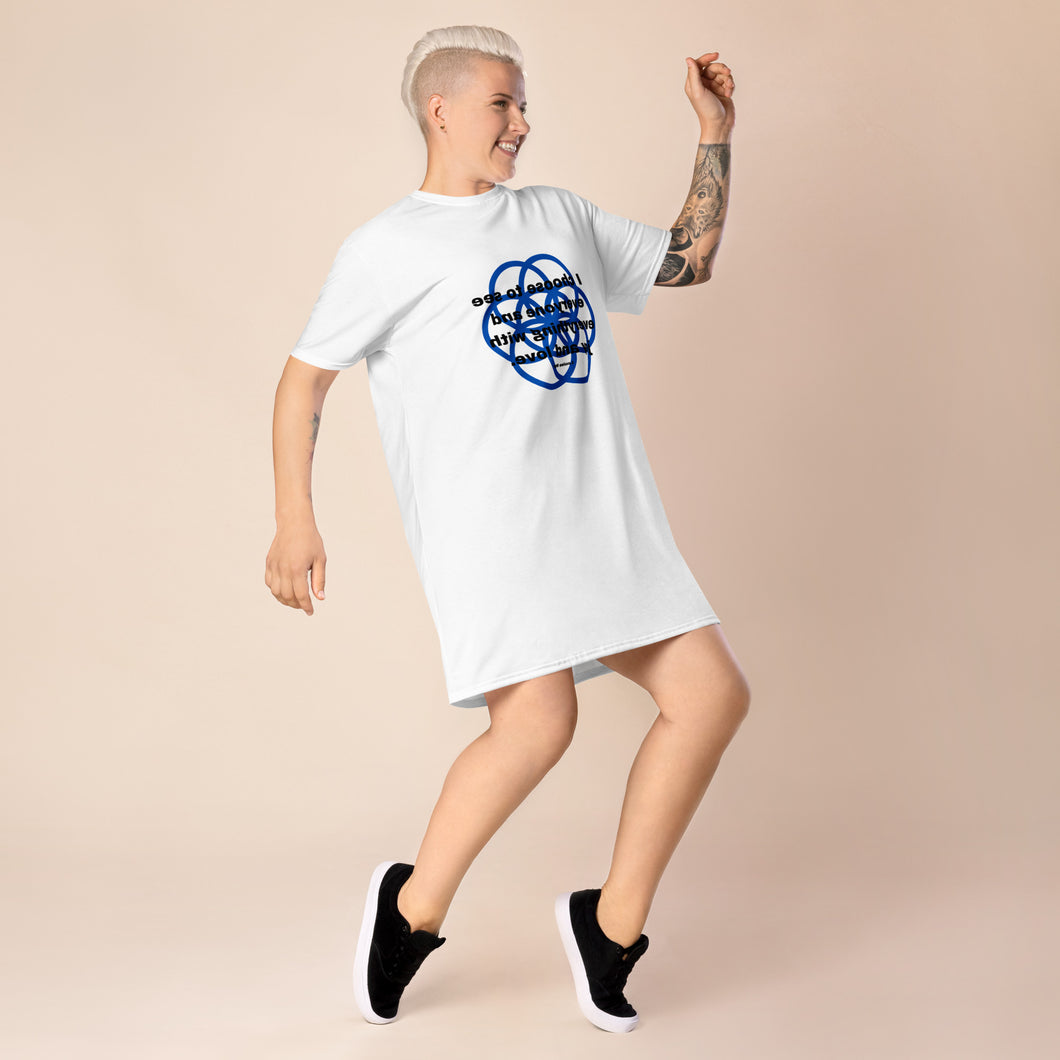 Sty healing message T-shirt dress