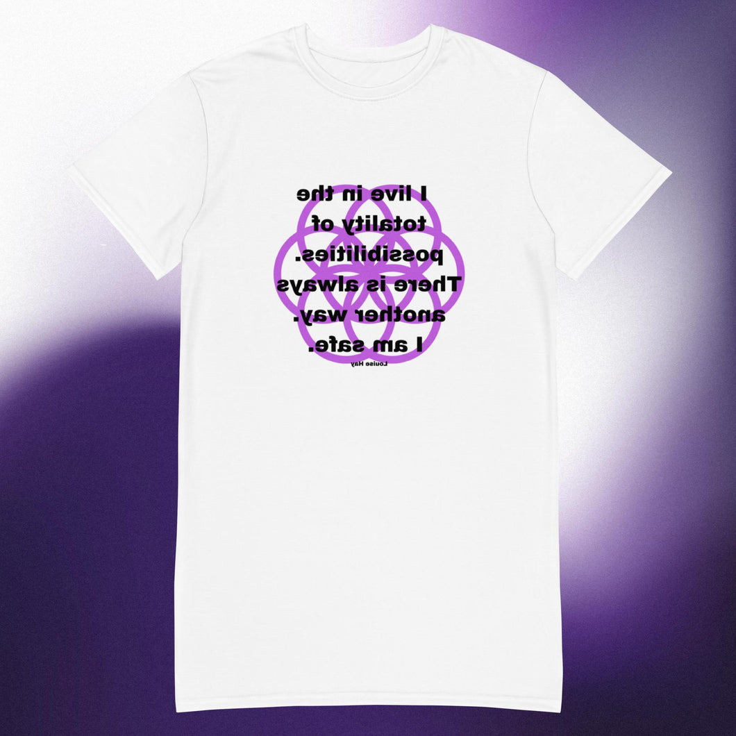 Suicide thoughts healing message T-shirt dress