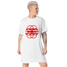 Load image into Gallery viewer, Syphilis, Venereal Dis-ease healing message T-shirt dress
