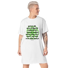 Load image into Gallery viewer, Thymus healing message T-shirt dress
