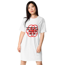 Load image into Gallery viewer, Tics, Twitches healing message T-shirt dress
