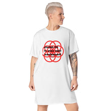 Load image into Gallery viewer, Toes healing message T-shirt dress

