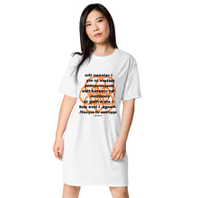 Load image into Gallery viewer, Urinary Infections (Cystitis, Pyelonephritis) healing message T-shirt dress
