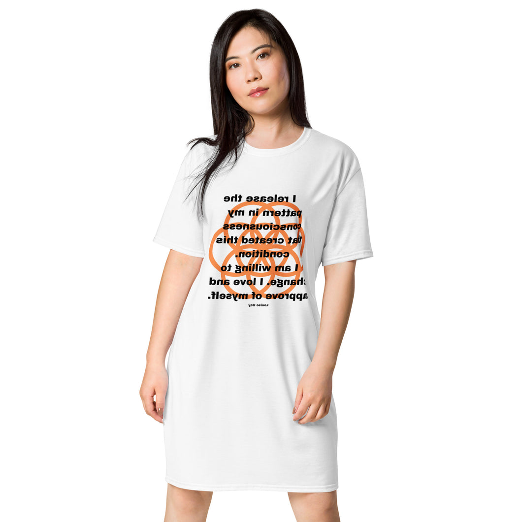 Urinary Infections (Cystitis, Pyelonephritis) healing message T-shirt dress