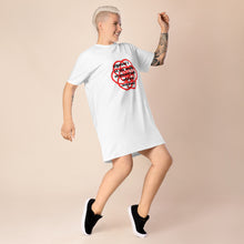 Load image into Gallery viewer, Viral Infections healing message T-shirt dress
