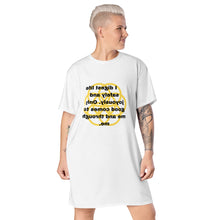 Load image into Gallery viewer, Vomiting healing message T-shirt dress
