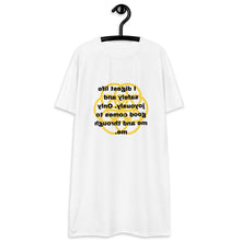 Load image into Gallery viewer, Vomiting healing message T-shirt dress
