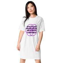 Load image into Gallery viewer, Warts healing message T-shirt dress
