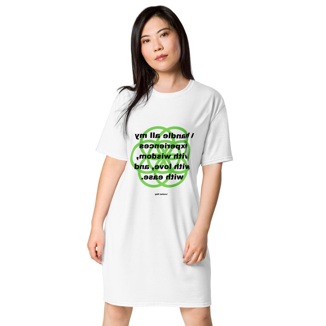 Wrist healing message T-shirt dress