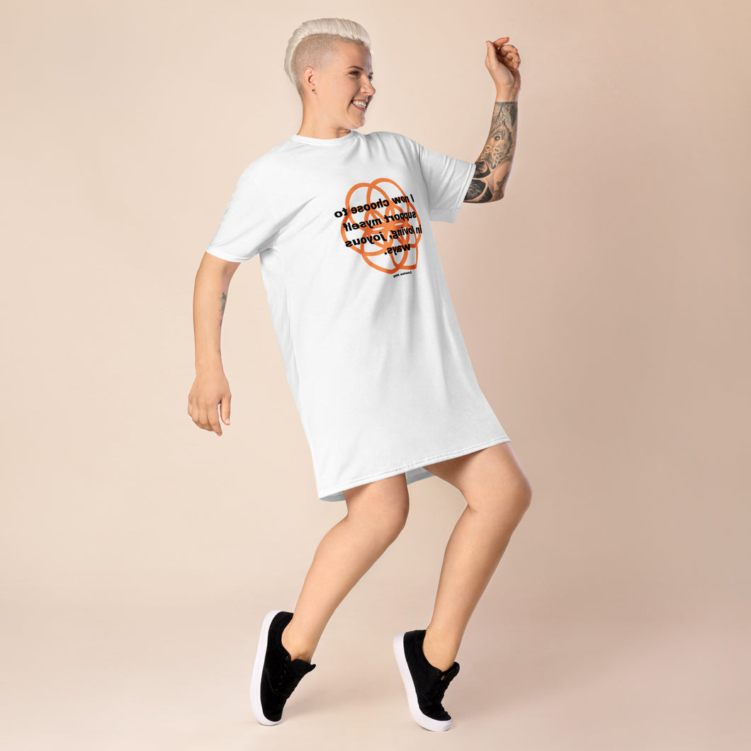 Yeast Infection healing message T-shirt dress