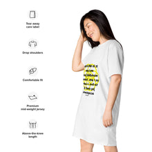 Load image into Gallery viewer, Anorexia healing message t-shirt dress

