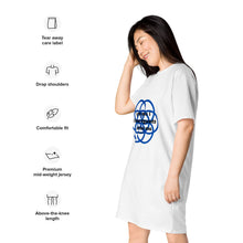 Load image into Gallery viewer, Blackheads (pimples) healing message t-shirt dress

