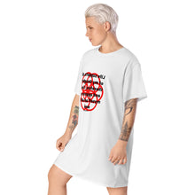 Load image into Gallery viewer, Slipped disk healing message T-shirt dress
