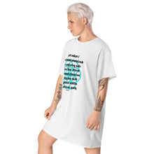 Load image into Gallery viewer, Teeth problems healing message T-shirt dress

