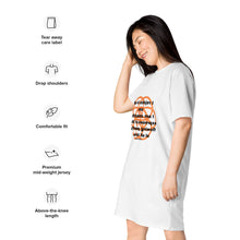 Load image into Gallery viewer, Amenorrhea healing message T-shirt dress
