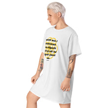 Load image into Gallery viewer, Gangrene healing message T-shirt dress
