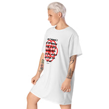 Load image into Gallery viewer, Paget’s Dis-ease healing message T-shirt dress
