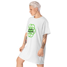 Load image into Gallery viewer, Respiratory Ailments healing message T-shirt dress
