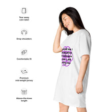 Load image into Gallery viewer, Scabies healing message T-shirt dress
