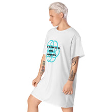 Load image into Gallery viewer, Stiff Neck healing message T-shirt dress
