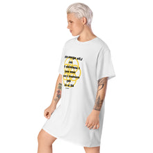 Load image into Gallery viewer, Stomach Problems healing message T-shirt dress
