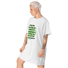 Load image into Gallery viewer, Thymus healing message T-shirt dress
