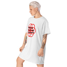 Load image into Gallery viewer, Toes healing message T-shirt dress
