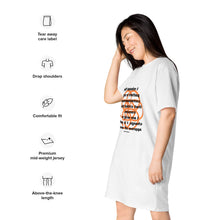 Load image into Gallery viewer, Urinary Infections (Cystitis, Pyelonephritis) healing message T-shirt dress
