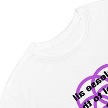 Load image into Gallery viewer, Huntington’s Dis-ease healing message t-shirt dress
