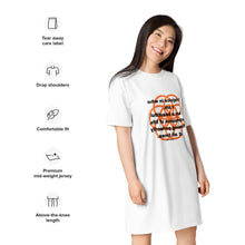 Load image into Gallery viewer, Amenorrhea healing message T-shirt dress

