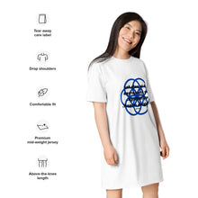 Load image into Gallery viewer, Bell’s Palsy (Palsy, Paralysis) healing message t-shirt dress
