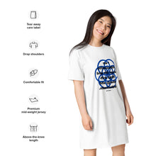 Load image into Gallery viewer, Fatigue healing message t-shirt dress
