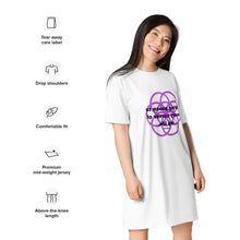 Load image into Gallery viewer, Hives (Urticaria) healing message T-shirt dress
