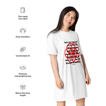 Load image into Gallery viewer, Menstrual Problems, Amenorrhea, Dysmenorrhea, Female Problems healing message T-shirt dress
