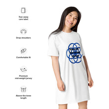 Load image into Gallery viewer, Nose Stuffy healing message T-shirt dress
